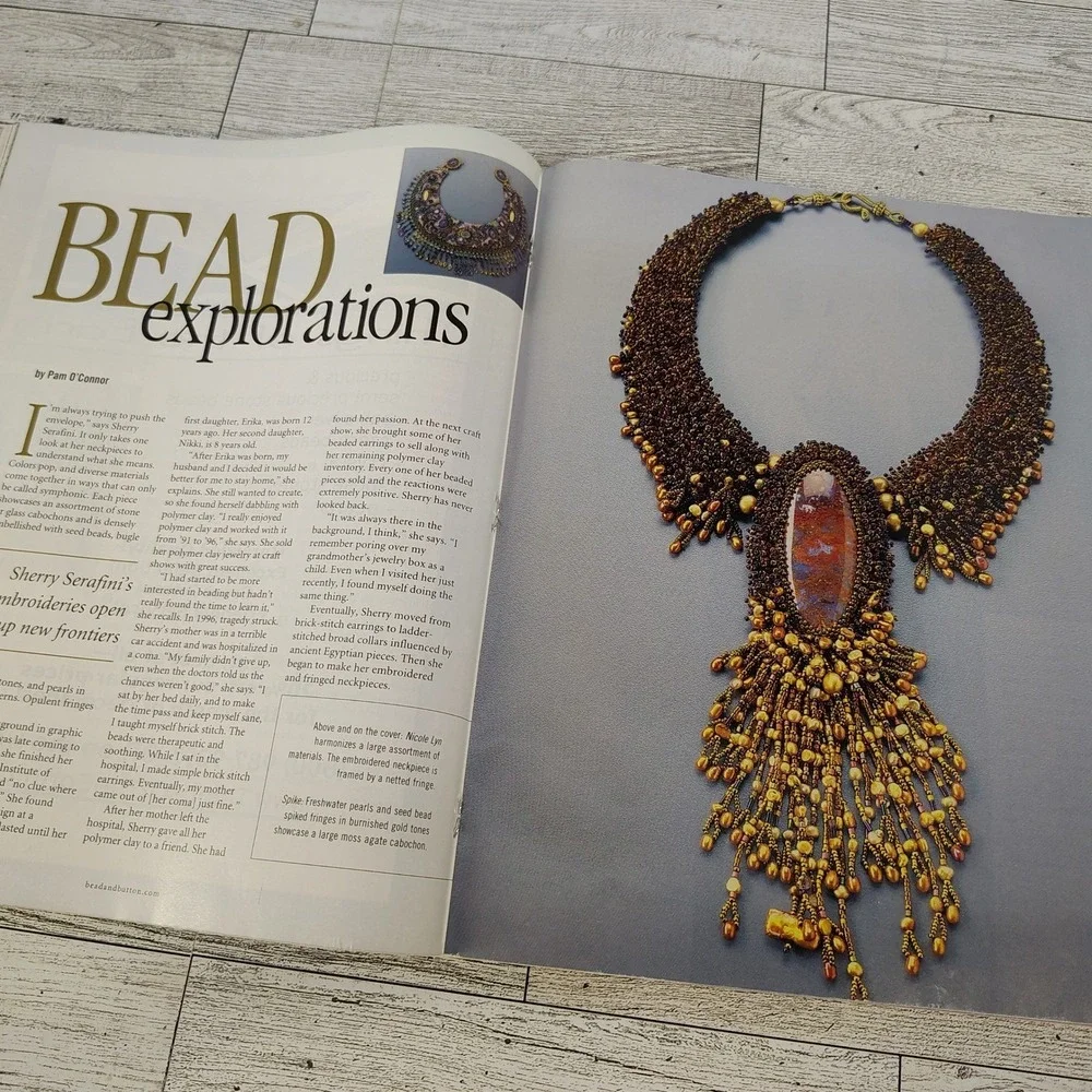 Bead & Button Magazine December 2003 10th Anniversary Jewelry‎ Making Craft